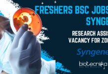 Freshers BSc Jobs at Syngene
