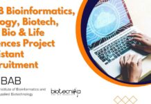 IBAB Bioinformatics Project Assistant Recruitment