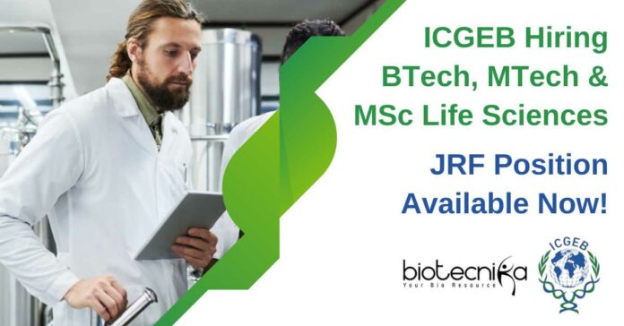 ICGEB Life Science Vacancies