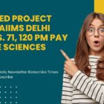 Non-Med Project Job at AIIMS