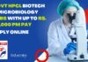Govt HPCL Biotech & Microbiology Jobs With Up to Rs. 80,000 PM Pay – Apply Online HPCL Biotech Microbiology Jobs