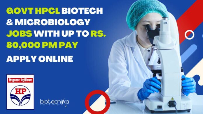 HPCL Biotech Microbiology Jobs