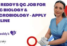 Dr Reddy's QC Job For BS Biology