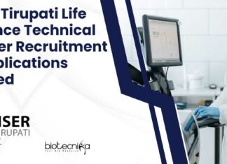 IISER Tirupati Life Science Technical Officer Recruitment – Applications Invited IISER Tirupati Life Science Technical