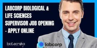 Labcorp Life Science Vacancy