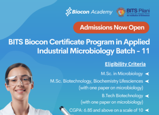 BITS Biocon Certificate Program in Applied Industrial Microbiology New