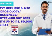 HPCL Biotech Microbiology Vacancies