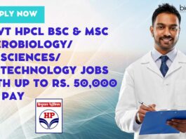 HPCL Biotech Microbiology Vacancies