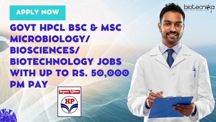 HPCL Biotech Microbiology Vacancies