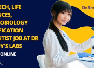 Dr Reddy's Lab Vacancies