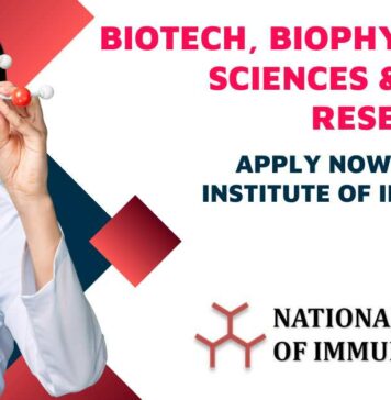 Biotech, Biophysics, Life Sciences & Biochem Research Job – Apply Now at National Institute of Immunology! Biochem Research Job