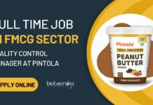 Full Time Job in FMCG Sector