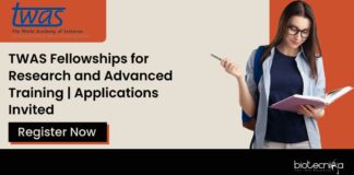 TWAS Fellowships for Research