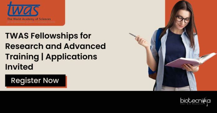 TWAS Fellowships for Research