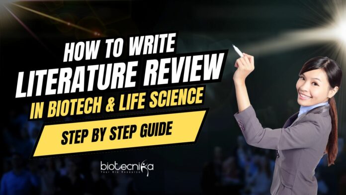 Write Literature Review in Biotech