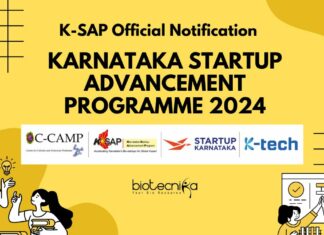 Govt K-SAP Official Notification – Karnataka Startup Advancement Programme 2024 – If You Are A Startup Apply Now! K-SAP Karnataka Startup Advancement Programme 2024