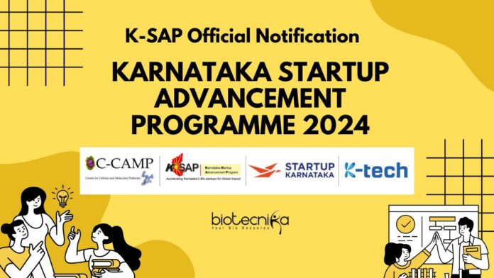 K-SAP Karnataka Startup Advancement Programme 2024