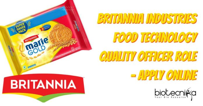 Britannia Industries Food Technology Quality