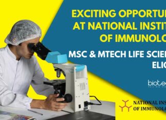 Exciting Opportunity at National Institute of Immunology: MSc & MTech Life Sciences Eligible MSc Project Jobs at NII Delhi