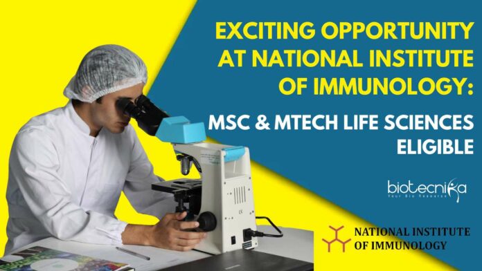 MSc Project Jobs at NII Delhi