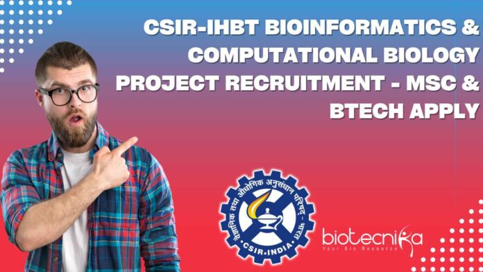 CSIR-IHBT Bioinformatics & Computational Biology