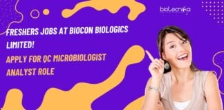 Freshers Jobs at Biocon Biologics Limited!