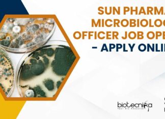 Sun Pharma Microbiology Officer Job Opening – Apply Online Sun Pharma Microbiology Officer
