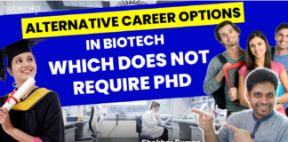 Alternate Biotech Career Options