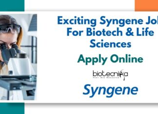 Syngene Job For Biotech