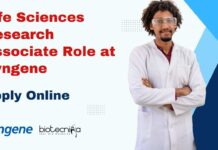 Syngene Research Vacancies