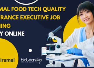 Piramal Food Tech QA Executive