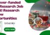 Unilever-funded Tea Research Job Alert! Research Fellow Opportunities Tea Research Job Alert!