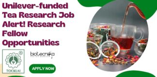 Tea Research Job Alert!