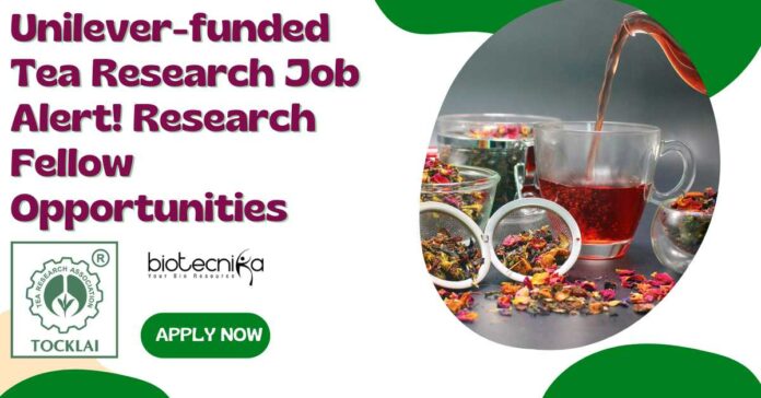 Tea Research Job Alert!