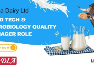 Dodla Dairy Ltd Food Tech & Microbiology Quality Manager Role – Apply Now Dodla Dairy Ltd Food Tech