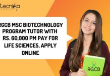 RGCB MSc Biotechnology Program Tutor