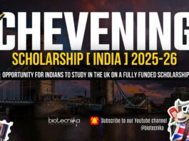 Chevening Scholarship 2025-2026