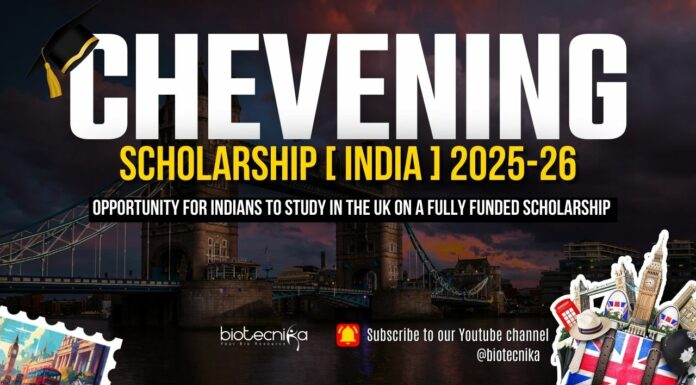Chevening Scholarship 2025-2026