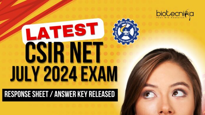 CSIR NET July 2024