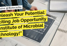 CSIR-IMTECH Exciting Job Opportunity For Agricultural Sciences – Apply Online IMTECH Agricultural Sciences Project Vacancy - Apply Online