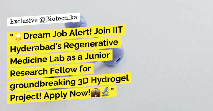 IIT Hyderabad MTech Biotech Research