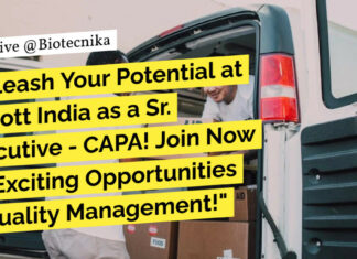 Abbott India Executive Job Opening