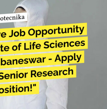 ILS Bhubaneswar Bioinformatics SRF Position