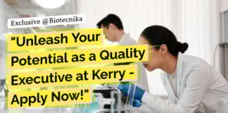 Quality Executive at Kerry