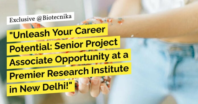 BRIC-NII Delhi Project Vacancies