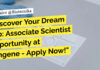 Biological Sciences Associate Scientist Opportunity at Syngene – Apply Now! Biological Sciences Associate Scientist