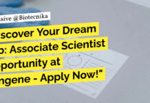 Biological Sciences Associate Scientist