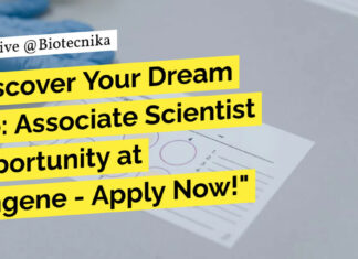 Biological Sciences Associate Scientist Opportunity at Syngene – Apply Now! Biological Sciences Associate Scientist
