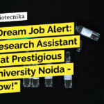 Junior Research Assistant Position at Amity University Noida – Apply Now! AIMMSCR Life Science Assistant Job