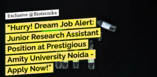 AIMMSCR Life Science Assistant Job